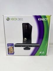 Microsoft Xbox 360 S 4GB Console Kinect Controller Box Tested
