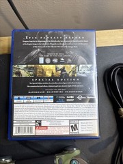Sony PS4 Slim 1TB Console Black CUH-2215B W/Green Camo Controller And Skyrim