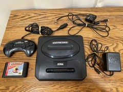 SEGA Genesis Model 2 II Console MK-1631 ALL OEM Bundle Controller Cords TESTED