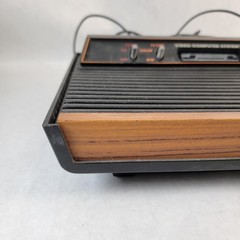 Atari Video Computer System Console 4-Switch Woodgrain CX-2600 Tested Works