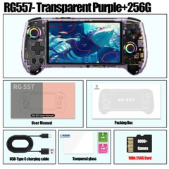 RG557 Handheld Game Console Android 14 5.48′ AMOLED Screen