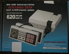 Mini Game Anniversary Edition Console 620 Games Dual Controllers AV-OUT NTSC/PA…
