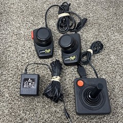 Atari 2600 System Bundle with Console 18 Games Joystick Paddles and More LOT