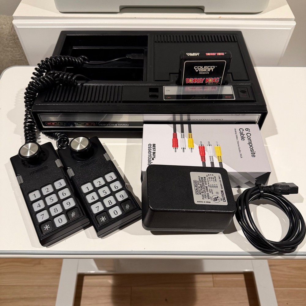 (Restored) Colecovision Coleco Console (caps, switch, RCA composite MOD, DK)#21