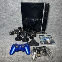 Sony PlayStation 3 Fat PS3 160GB Black Console Gaming System CECHP01 Bundle