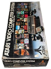 Atari 2600 (CX-2600A) Computer System w/Original Box Matching # Working See PICS