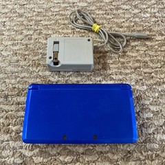 Nintendo 3DS Luigi’s Mansion: Dark Moon Cobalt Blue System w/Charger FREE Ship!