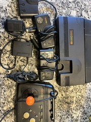 NEC TurboGrafx-16 System Black Console System Bundle Lot Turbo Grafx 16 Working