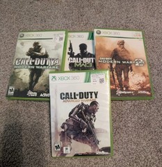 Xbox 360 S MW3 Console, MW3 control., 320 gb stor. and 1 terabyte stor., 9 games