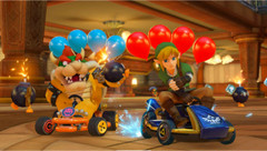 Nintendo Switch Console Mario Kart 8 Deluxe Bundle Neon Blue/Red 3 months online
