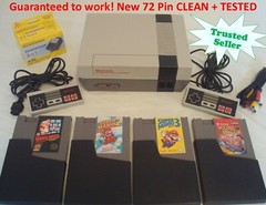 Nintendo NES Console System Games Super Mario 1 2 3 Double Dragon ALL TESTED!