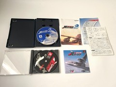 Taito Jet de Go! Flight Controller TCPP-20005 & Game Set PS1 PlayStation Japan