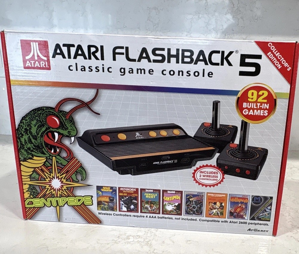 Atari Flashback 5 Classic Game Console With 92 Built-In Games