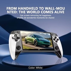X9 5.5″ Screen Retro Handheld Game Console, HDMI USB TV Output White/Black