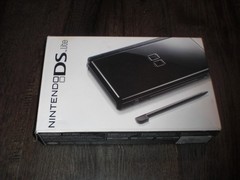 Nintendo DS Lite Crimson Red Black Console System COMPLETE CIB Box Insert SERIAL