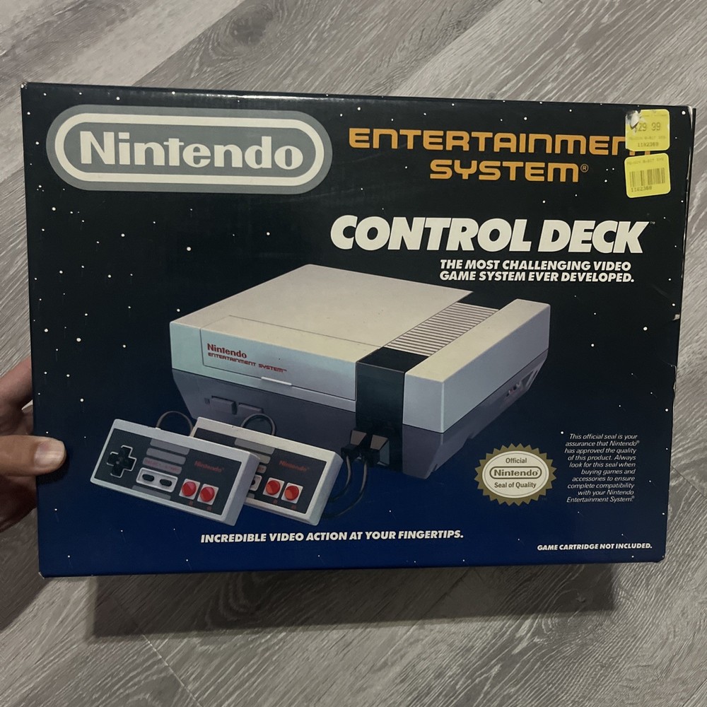 Nintendo NES Control Deck System Console ,With Box Tested Works