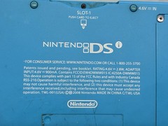 Nintendo DSi Blue Handheld Console (READ). Tested With Stylus, Earbuds Charger