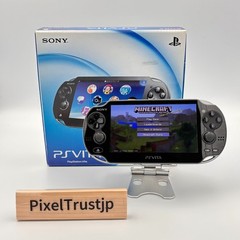Sony PS Vita PCH-1100 Black OLED 3G Wi-Fi Console Boxed Near Mint JP 908