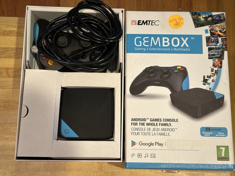 EMTEC Gem Box Android Game Console – New In Box