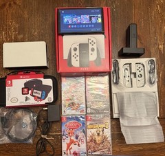 Nintendo Switch OLED Model Console Adult Owned **plus extras**👀