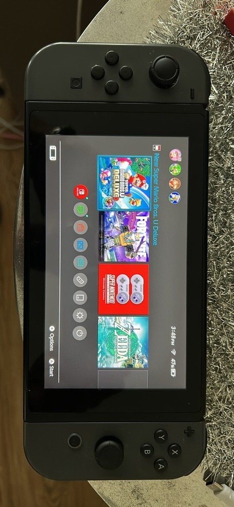 Nintendo Switch Black Handheld Console Wi-Fi USB-C Headphone Jack