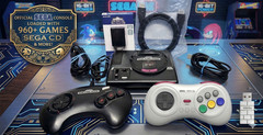 Sega Genesis Mini 960+ Sega CD Sega 32X & MORE + NEW 8BitDo Wireless M30 Gamepad