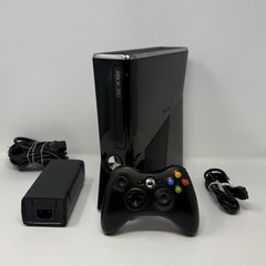 Microsoft Xbox 360 S 250GB Matte Black Console Controller Cords Tested