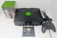 Microsoft Original Xbox Console Bundle w/ 10 Games – NFL Street, XIII – Tested!
