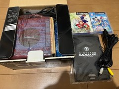 Nintendo GameCube Console & Controller Violet Color with BOX and Manual 2 Games