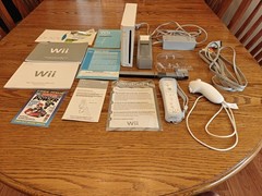 TESTED Nintendo Wii System WORKING Disk Drive, Wii Sports, Cables, manuals incl.
