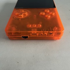 Analogue Pocket Transparent Orange Handheld System W/ 128gb SD Card (Scratched)