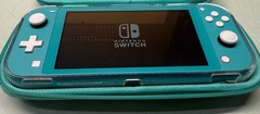 Nintendo Switch Lite Turquoise Console w/ Protective Case & Carrying Case Tested