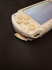 SONY PSP-1000 White Console Tested Working Memory Stick Slot Defective For Repai