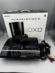 Sony PlayStation 3 FAT CECHL01 80GB Console Tested & Works CIB SERVICED READ