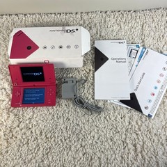 Nintendo DSi Pink Handheld Console System TWL-001 Complete in Box CIB Works