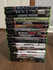 Original Xbox Console Lot 4 Controllers 19 Games Box Parts/Repair