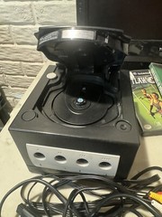 Nintendo Gamecube—Black—BUNDLE—2 Wired Controllers—4 Games—4MB Memory Card