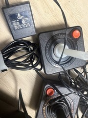 Atari 2600 Darth Vader Console 2 OEM Controllers Pac-Man Dig Dug Donkey K Works