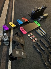 Nintendo Switch OLED Bundle Flawless Animal Crossing Super Mario LOADED w/EXTRAS