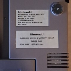 Nintendo Entertainment System (NES) Bundle w/Controllers,Power Supply AV Cables