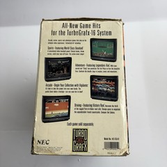 Tg16 – NEC TurboGrafx-16 System Black Console *Not complete* W/ Box Tested Works