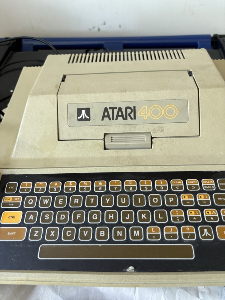 Working Atari 400 Computer With Accessories And Original Book. See Description
