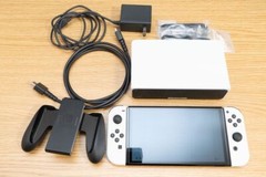 Nintendo Switch 64GB OLED White Console w/ Joy Con + Dock + Charger +HDMI