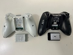 Microsoft XBox 360 White Console Bundle 250 GB, Controllers, 12 Games, & Extras
