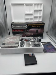 Nintendo NES Console Action Set Complete CIB Mario Duck Hunt AMAZING CONDITION