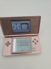 Nintendo DS Lite System Portable Gaming Console – Metal Pink Bundle Tested Works