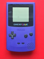Game Boy Color Handheld System Complete Grape Purple CGB-001 Authentic USA Nice