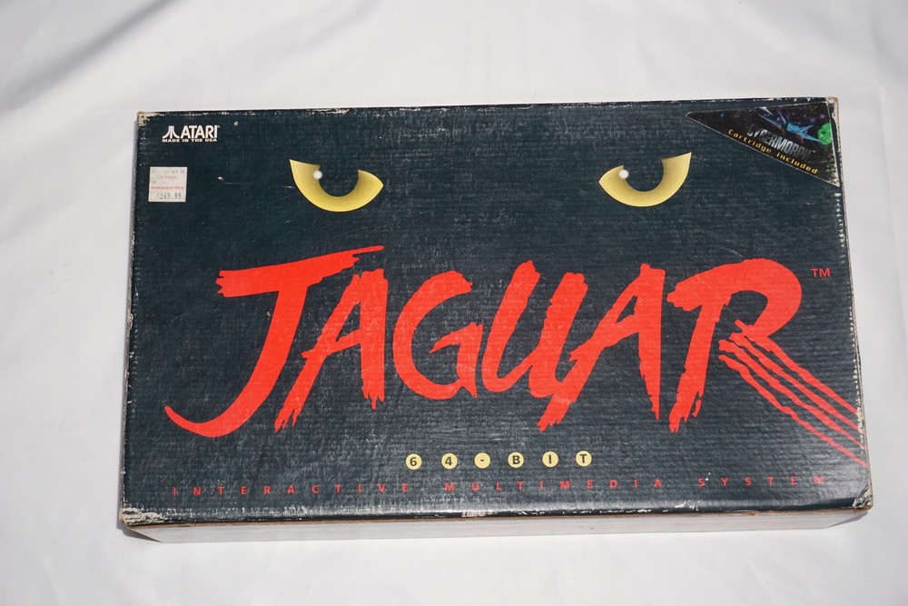 Atari Jaguar Console System Complete in Box w/ Cybermorph CIB Tested