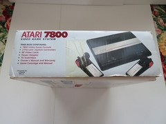 1987 ATARI 7800 ProSystem Console Game Complete in Original Box with 3 Games