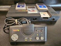 Turbo Grafx 16 Console Bundle With 4 Games Tested And Works